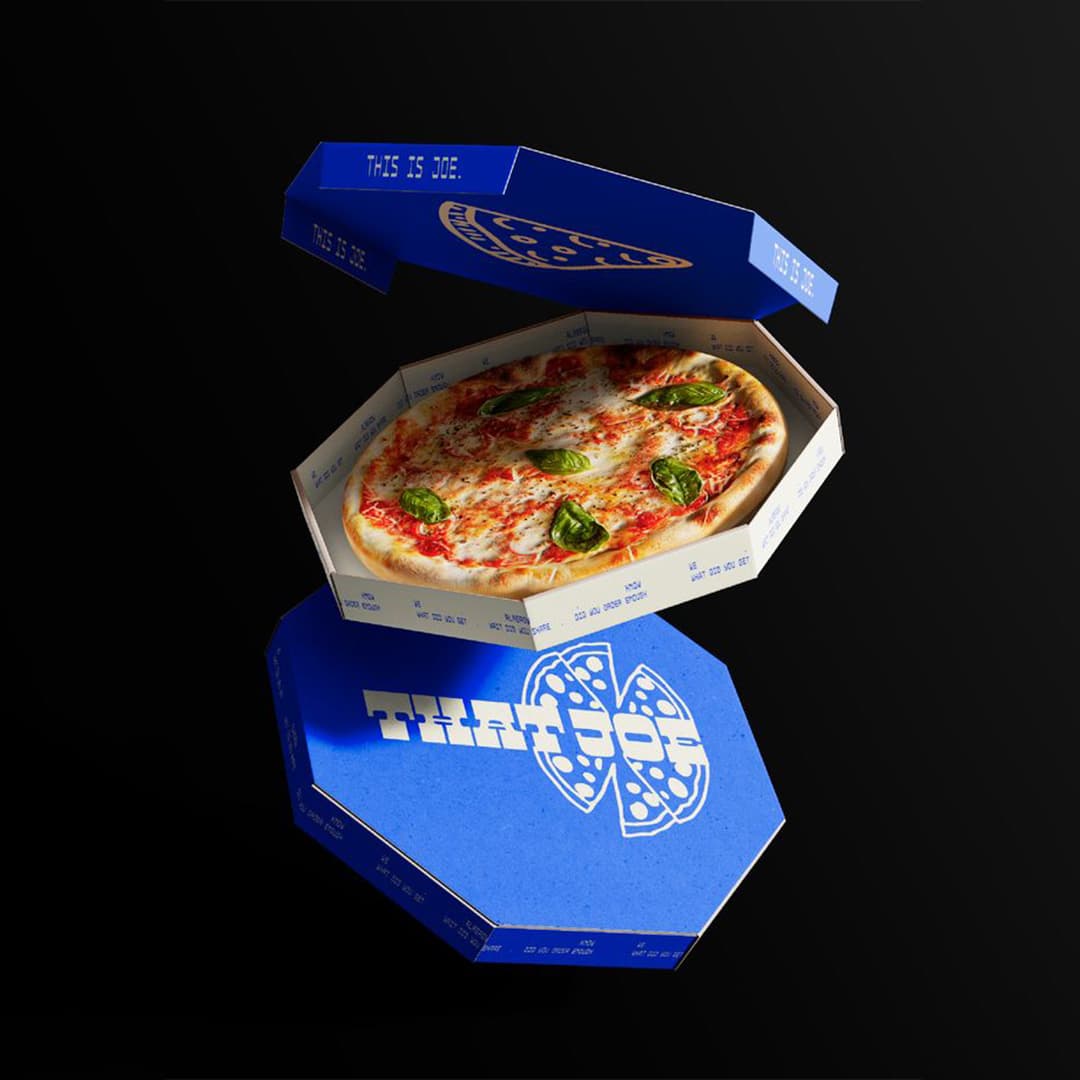Flawless die cut pizza boxes